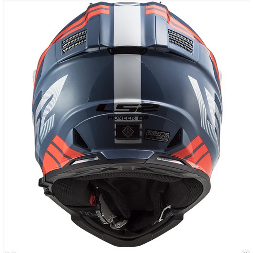 LS2 ENDURO MOTO PŘILBA MX436 PIONEER EVO EVOLVE WHITE COBALT