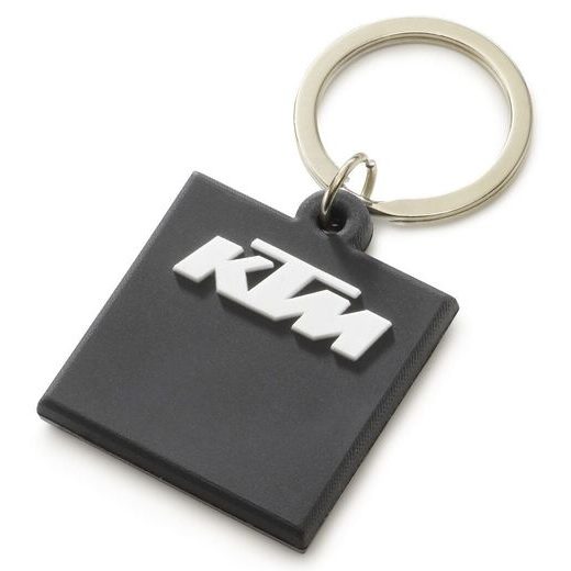 KTM PŘÍVĚŠEŠK NA KLÍČE LOGO RUBBER KEYHOLDER BLACK