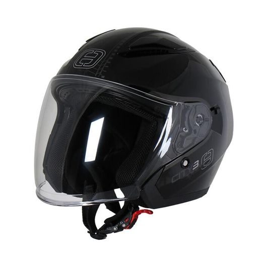 SPEEDS SKÚRTOVÁ MOTO PŘILBA CITY III BLACK