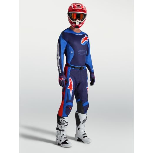 KALHOTY RACER HUNT, ALPINESTARS (MODRÁ/TMAVĚ MODRÁ/ČERVENÁ) 2027
