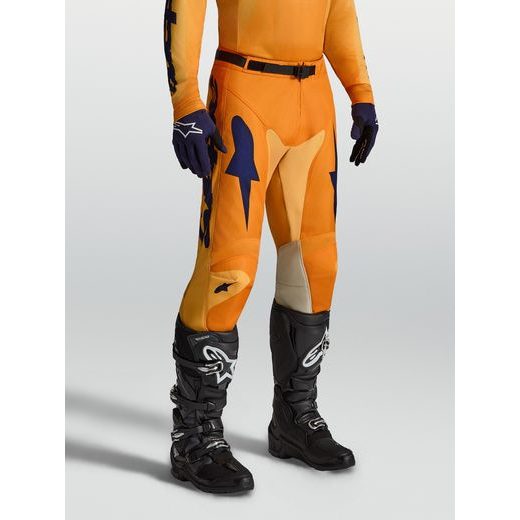 KALHOTY RACER AMBER, ALPINESTARS (ORANŽOVÁ/ZLATÁ/TMAVĚ MODRÁ) 2027