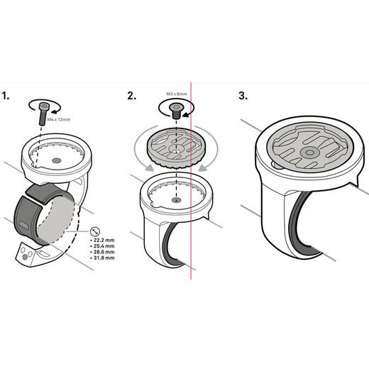 BEELINE MOTO II BAR CLAMP MOUNT
