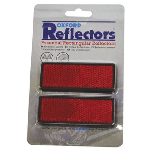 ODRAZKY OBDÉLNÍKOVÉ SAMOLEPÍCÍ, OXFORD (D X V = 9X3,5 CM, PÁR)