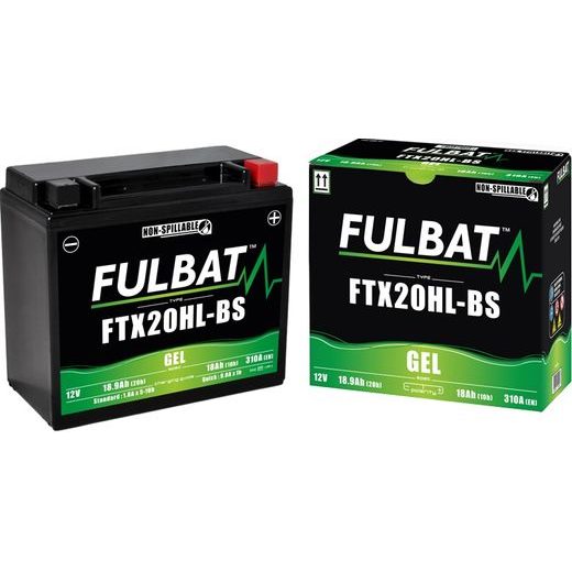 GELOVÁ BATERIE FULBAT FTX20HL-BS GEL (YTX20HL-BS GEL)