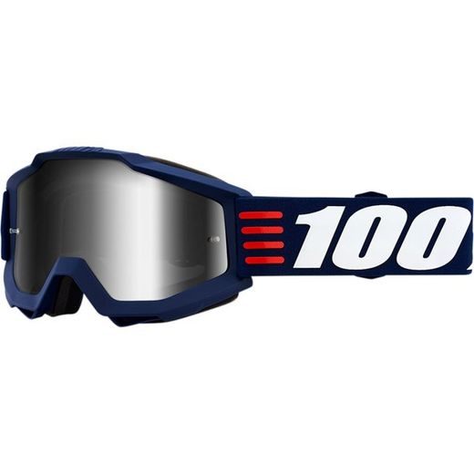 100% BRÝLE ACCURI ART DECO - USA (STŘÍBRNÉ CHROM + ČIRÉ PLEXI S ČEPY PRO SLÍDY)