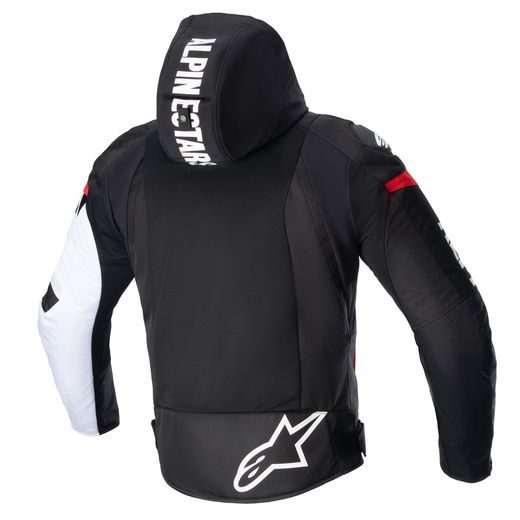BUNDA ZACA AIR WATERPROOF, ALPINESTARS (ČERNÁ/BÍLÁ/ČERVENÁ FLUO) 2024
