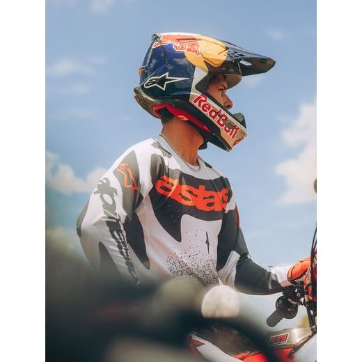 DRES TECHSTAR SWAN, ALPINESTARS (SVĚTLE ŠEDÁ/TMAVĚ ŠEDÁ/ČERVENÁ FLUO) 2027