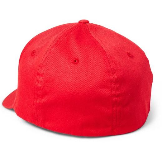 FOX EFEKT FLEXFIT HAT, FLAME RED