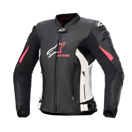BUNDA STELLA GP PLUS 4, ALPINESTARS, DÁMSKÁ (ČERNÁ/BÍLÁ/RŮŽOVÁ) 2024