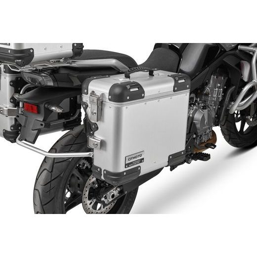 SADA KUFRŮ CFMOTO MT PRO STŘÍBRNÉ