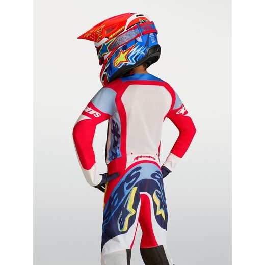 DRES SUPERTECH DYNA YOUTH, ALPINESTARS, DĚTSKÉ (ČERVENÁ/BÍLÁ/MODRÁ/ZELENÁ/ČERNÁ) 2027