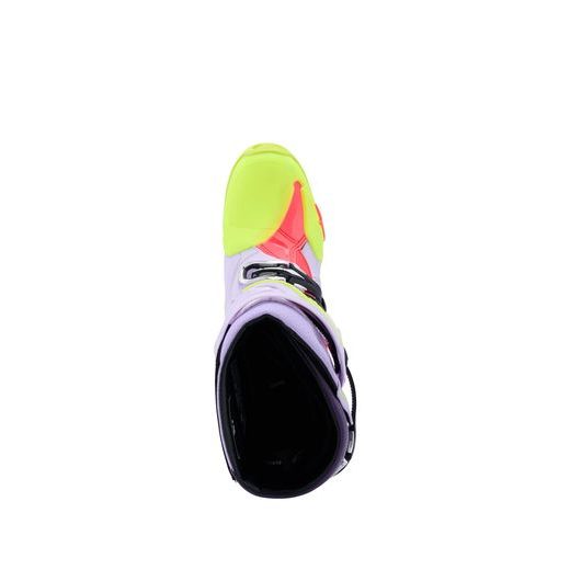 BOTY TECH 10 SUPERVENTED, ALPINESTARS (FIALOVÁ/ŽLUTÁ FLUO/RŮŽOVÁ) 2026