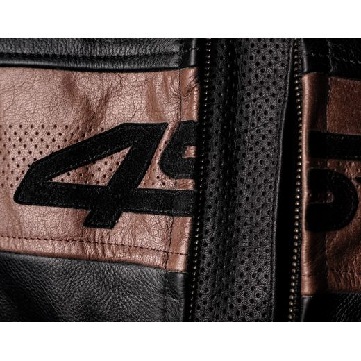 4SR PÁNSKÁ KOŽENÁ MOTO BUNDA HOOLIGAN BROWN