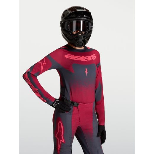 DRES STELLA TECHSTAR SWAN, ALPINESTARS, DÁMSKÉ (PURPUROVÁ/TMAVĚ ŠEDÁ/ČERVENÁ) 2027