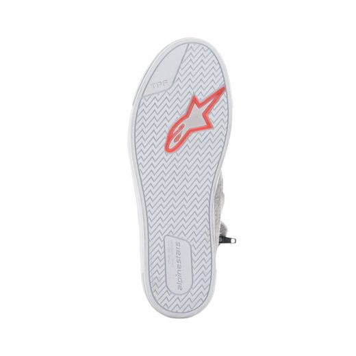 BOTY STATED, ALPINESTARS (SVĚTLE ŠEDÁ/ČERVENÁ FLUO/BÍLÁ) 2025
