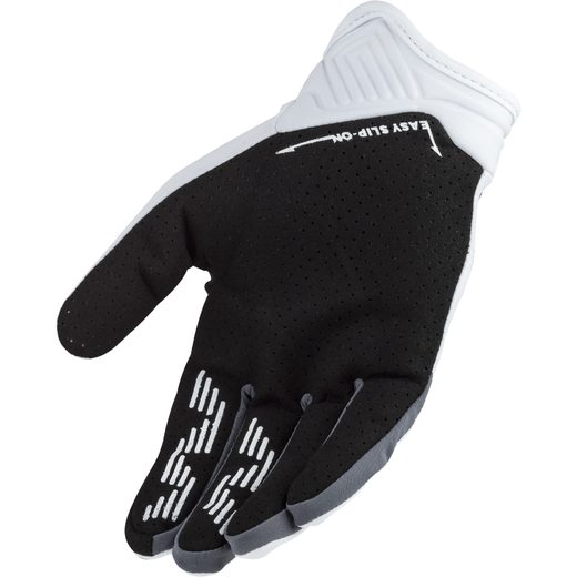 LS2 BEND MAN GLOVES WHITE GREY