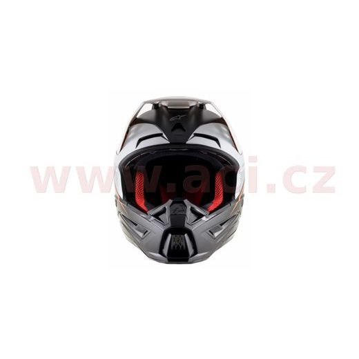 PŘILBA ALPINESTARS S-M5 RAYON 2023 (ČERNÁ/BÍLÁ/ORANŽOVÁ FLUO/MATNÁ)