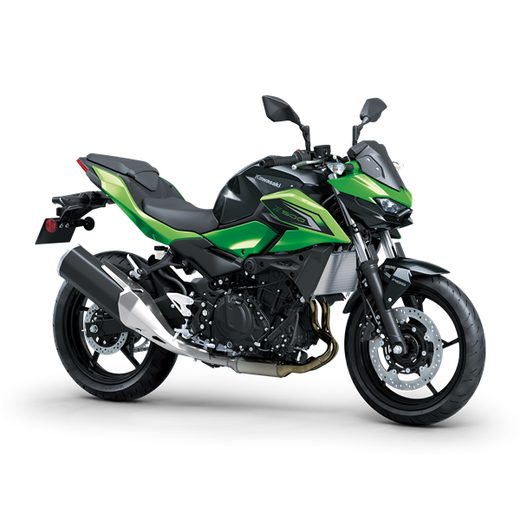 KAWASAKI Z500 MY26 CANDY LIME GREEN / METALLIC CARBON GRAY