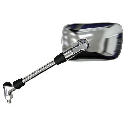 ZPĚTNÉ ZRCÁTKO CHROMOVÉ (ZÁVIT PRAVÝ M10), Q-TECH, L