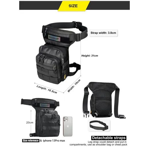 RHINOWALK - TAŠKA NA NOHU TACTICAL