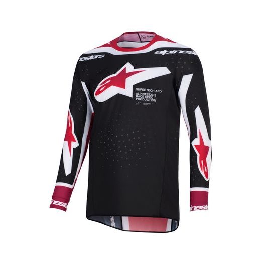 DRES SUPERTECH PRO VISTA, ALPINESTARS (ČERNÁ/ČERVENÁ/BÍLÁ) 2026