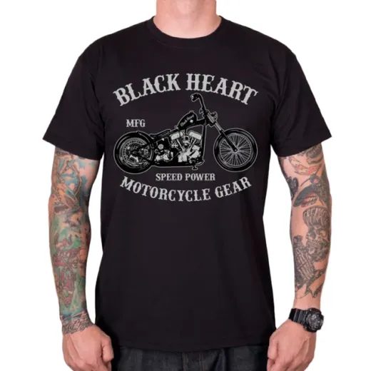 PÁNSKÉ TRIKO BLACK HEART CHOPPER