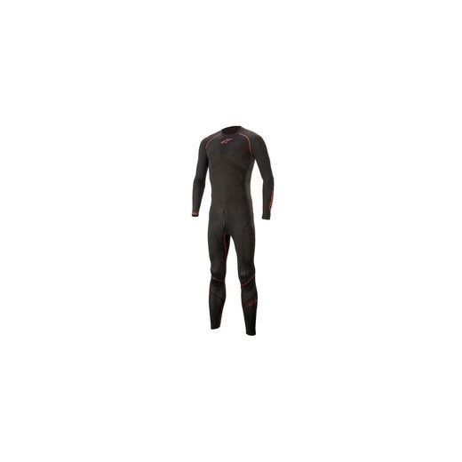 JEDNODÍLNÉ SPODNÍ PRÁDLO POD KOMBINÉZU RIDE TECH LITE 1PC, ALPINESTARS (ČERNÁ/ČERVENÁ)
