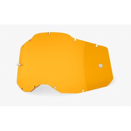 PLEXI RACECRAFT 2/ACCURI 2/STRATA 2, 100% - USA (TMAVĚ ŽLUTÉ, ANTI-FOG)