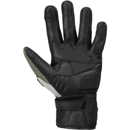 IXS RUKAVICE MONTEVIDEO-AIR 2.0 BLACK GREEN LIGHT GREY