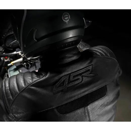 4SR PÁNSKÁ KOŽENÁ MOTO BUNDA COOL EVO BLACK