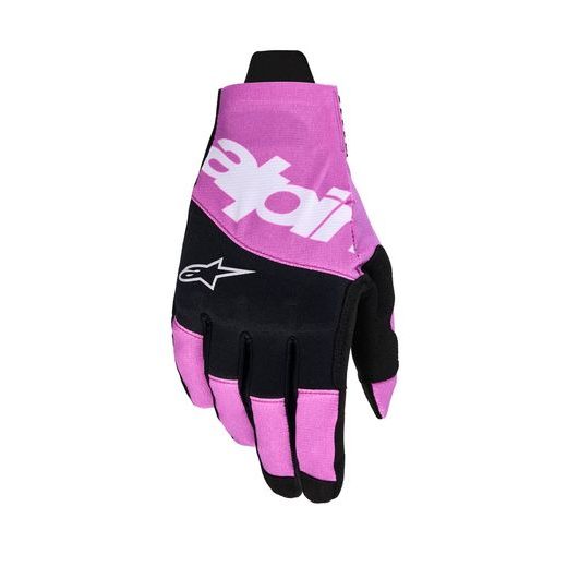 RUKAVICE TECHSTAR, ALPINESTARS (ČERNÁ/SVĚTLE ŠEDÁ/FIALOVÁ) 2026