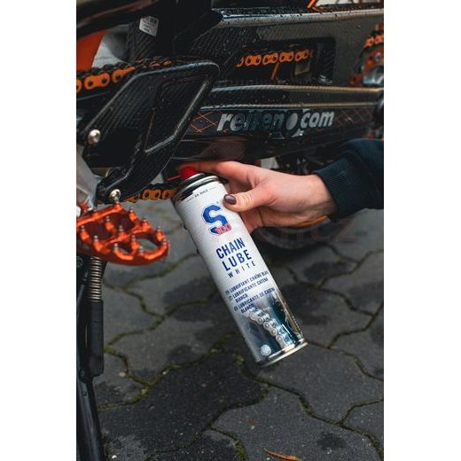 S100 MAZIVO NA ŘETĚZY - WHITE CHAIN SPRAY 2.0 400 ML