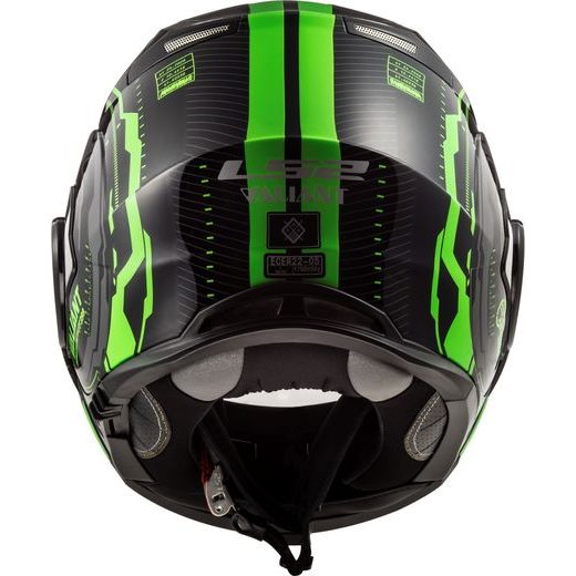 LS2 FF399 VALIANT NUCLEUS BLACK GLOW GREEN