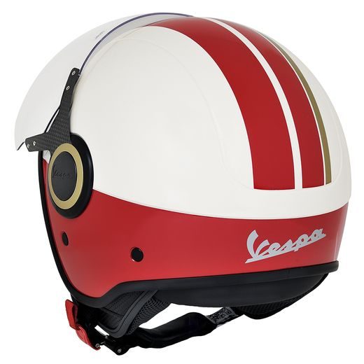 PŘILBA VESPA VJ RACING SIXTIES WHITE/RED
