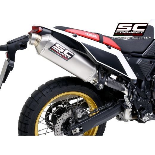 SC-PROJECT RALLY RAID TITANOVÝ VÝFUK, VYSOKÁ MONTÁŽ YAMAHA TENERE 700 (2021-2024)