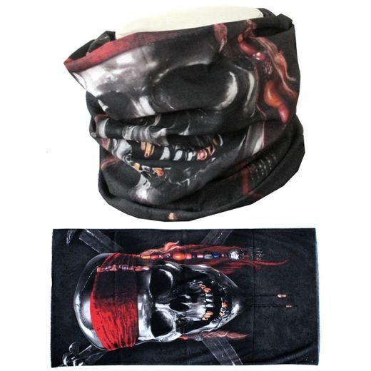 NÁKRČNÍK MTHDR SCARF PIRATE SKULL