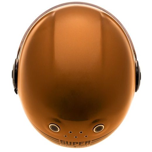 PŘILBA CASSIDA FIBRE SUPER HOOLIGAN, CASSIDA (ČERNÁ/METALICKÁ MĚDĚNÁ/ŠEDÁ)