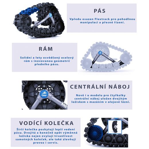 CAMSO UNIVERZÁLNÍ SNĚŽNÉ PÁSY X4S TRACK UTV/ATV