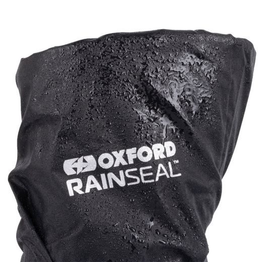 NÁVLEKY NA BOTY RAIN SEAL S REFLEXNÍMI PRVKY A PODRÁŽKOU, OXFORD (ČERNÁ)