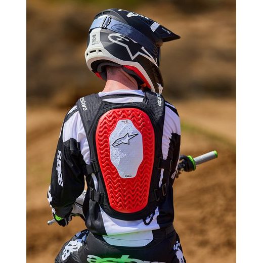 AIRBAGOVÁ VESTA TECH-AIR®MX PLASMA SYSTEM, ALPINESTARS (BÍLÁ/ČERNÁ/ČERVENÁ, KOMPATIBILNÍ PRO DOWNHILL ALGORITMUS) 2027