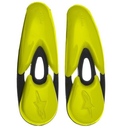 SLIDERY ŠPIČKY PRO BOTY SMX-R/SMX-1/2/4/5/WP/STELLA/SUPERTECH R, ALPINESTARS (ŽLUTÁ FLUO, PÁR)