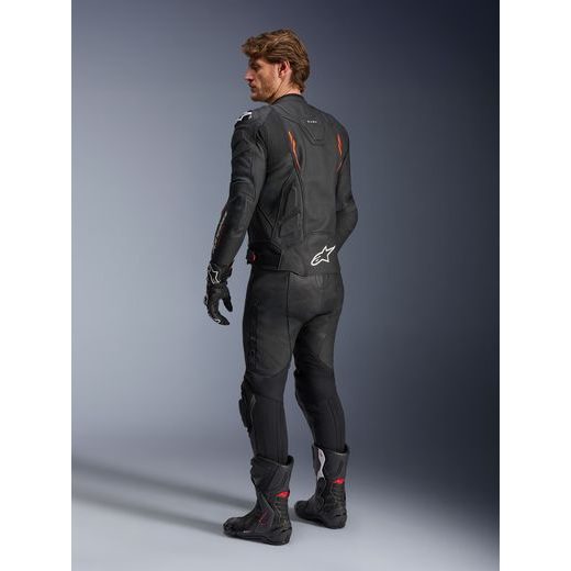 BUNDA DUSK AIRFLOW, ALPINESTARS (ČERNÁ/ČERVENÁ FLUO) 2025
