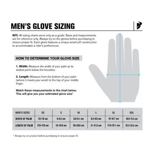 THOR RUKAVICE MX THOR SPECTRUM MODRÉ