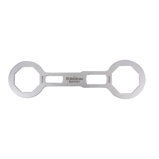 UZAVŘENÝ OSMIHRANNÝ KLÍČ NA PŘEDNÍ VIDLICE (46 X 50 MM), BIKESERVICE