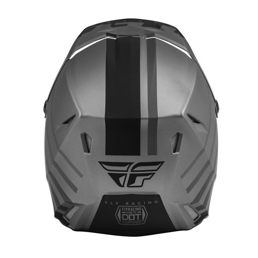 PŘILBA KINETIC THRIVE, FLY RACING - USA (ŠEDÁ/ČERNÁ)