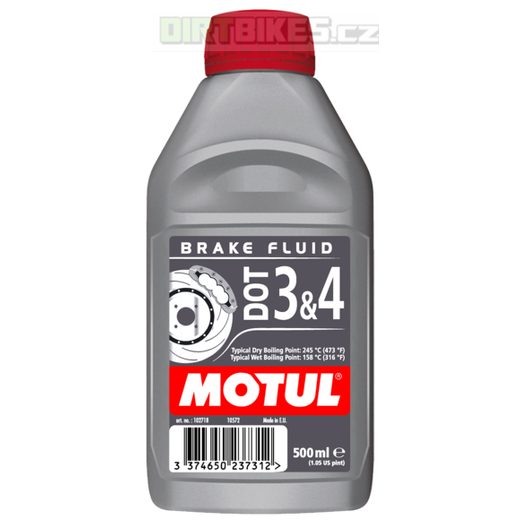 MOTUL DOT 3 & 4 BRAKE FLUID 500ML BRZDOVÁ KAPALINA