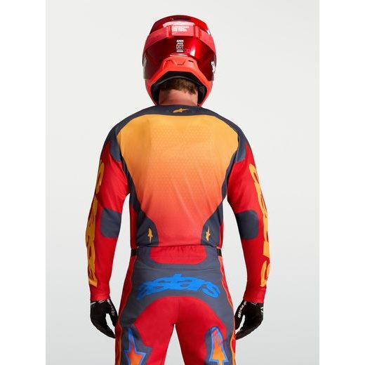 DRES RACER HUNT, ALPINESTARS (ČERVENÁ/TMAVĚ ŠEDÁ/GRADIENT) 2027
