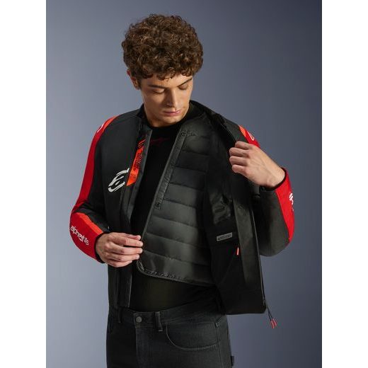 BUNDA T-SPS 2 WATERPROOF, ALPINESTARS (ČERVENÁ/ČERNÁ/BÍLÁ) 2026