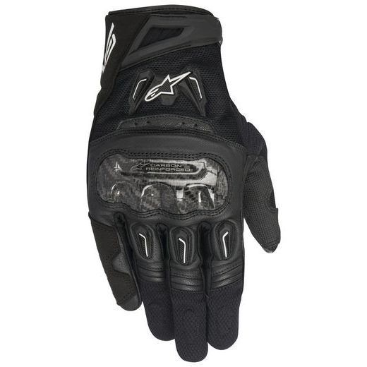 RUKAVICE SMX-2 AIR CARBON, ALPINESTARS (ČERNÉ)