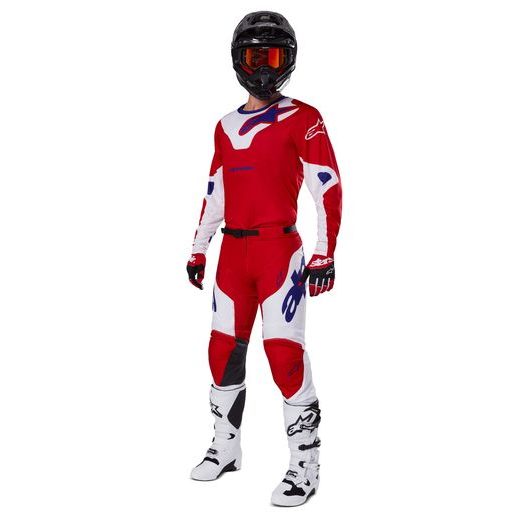 DRES RACER VEIL, ALPINESTARS (ČERVENÁ/BÍLÁ) 2025